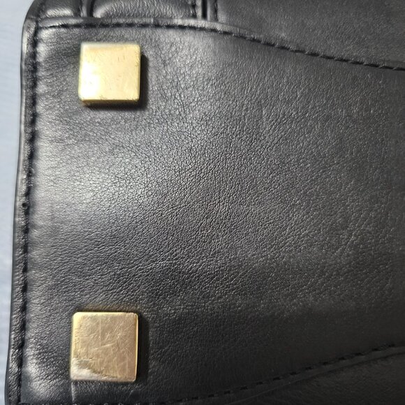 Michael Kors Collette Leather Satchel with Gold-Tone Hardware & Crossbody Strap - Picture 6 of 9